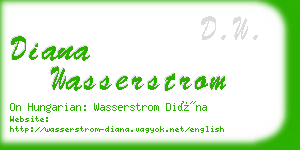 diana wasserstrom business card